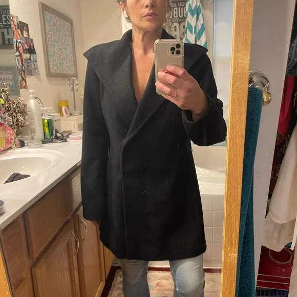 Calvin Klein NWOT pea coat - Picture 2 of 7